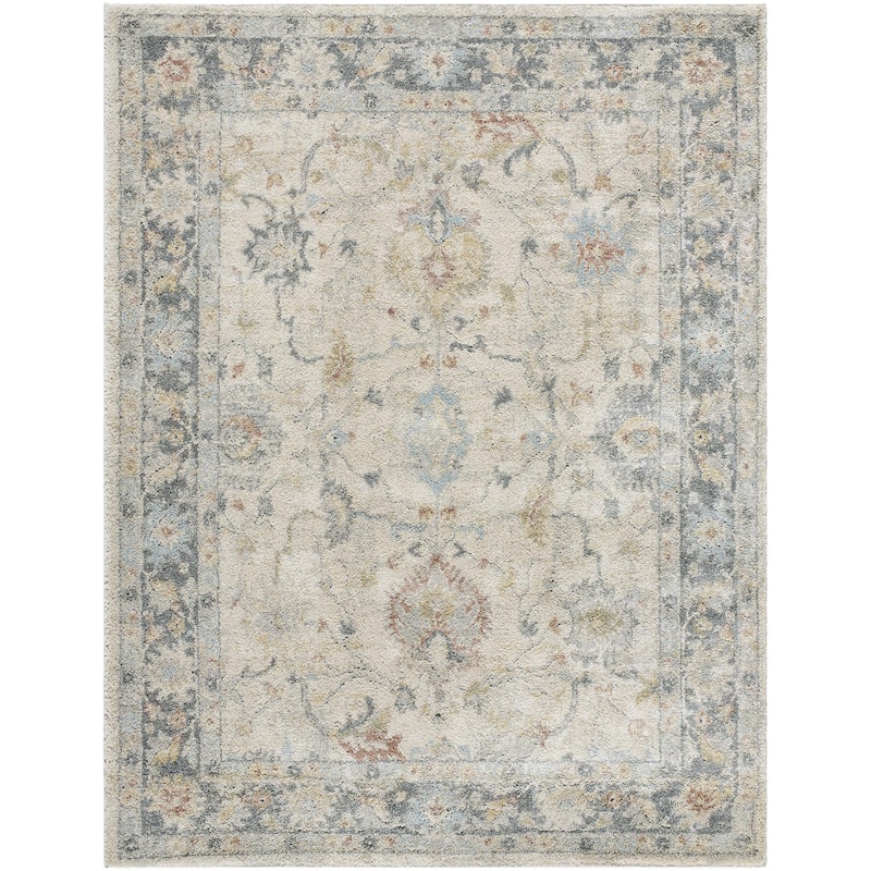 Livabliss Avellino Traditional Area Rug - 2'7" x 7'3" - Beige/Grey - Runner
