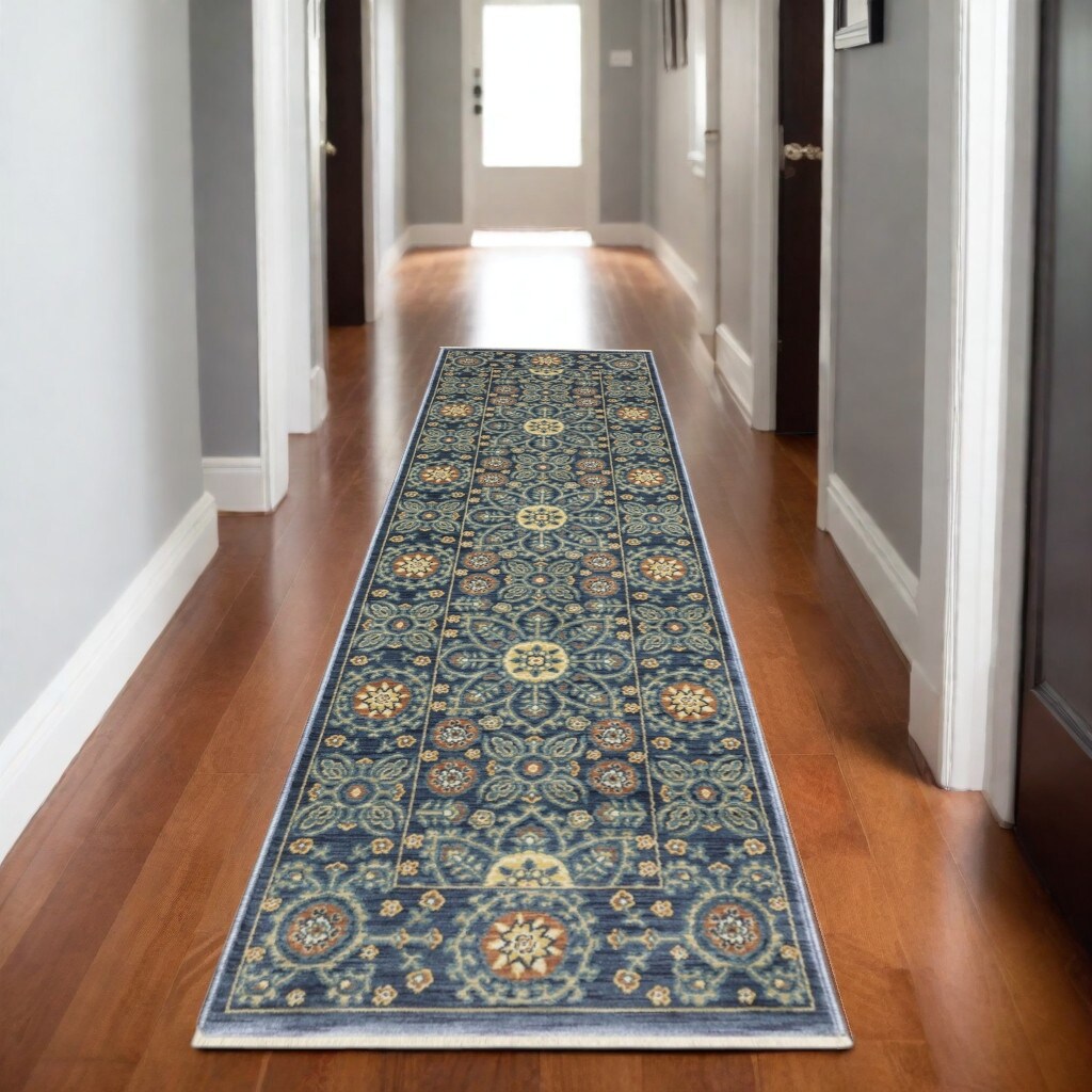 HomeRoots Gede Medallion Traditional Runner Area Rug