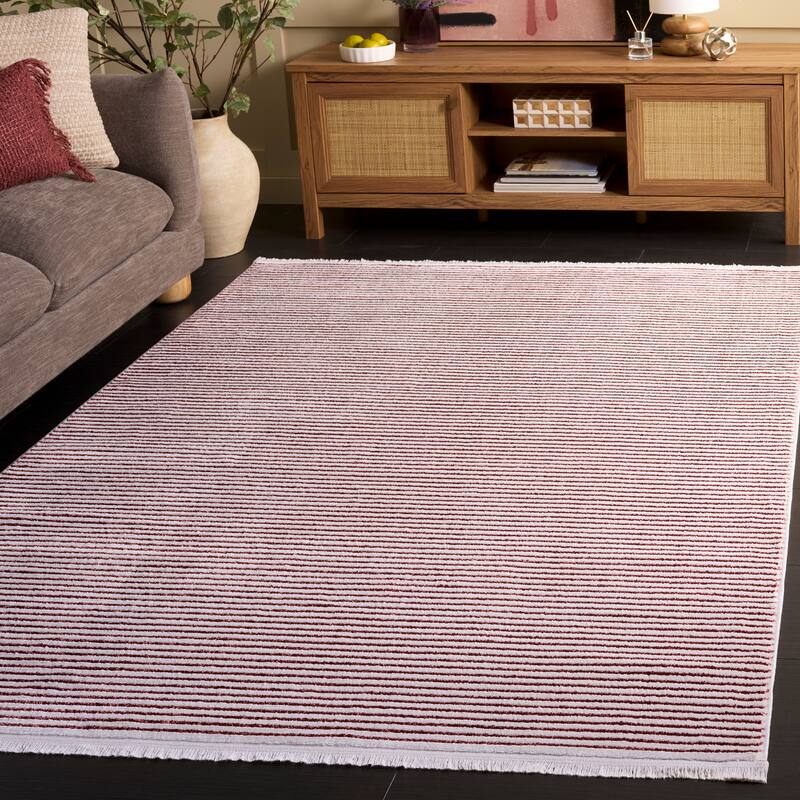SAFAVIEH Whisper Dismo Modern Stripe Rug