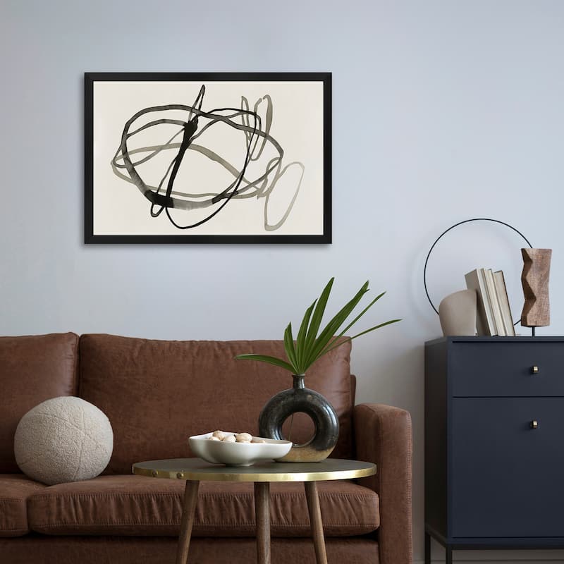 Bounded I Premium Framed Poster by Isabelle Z