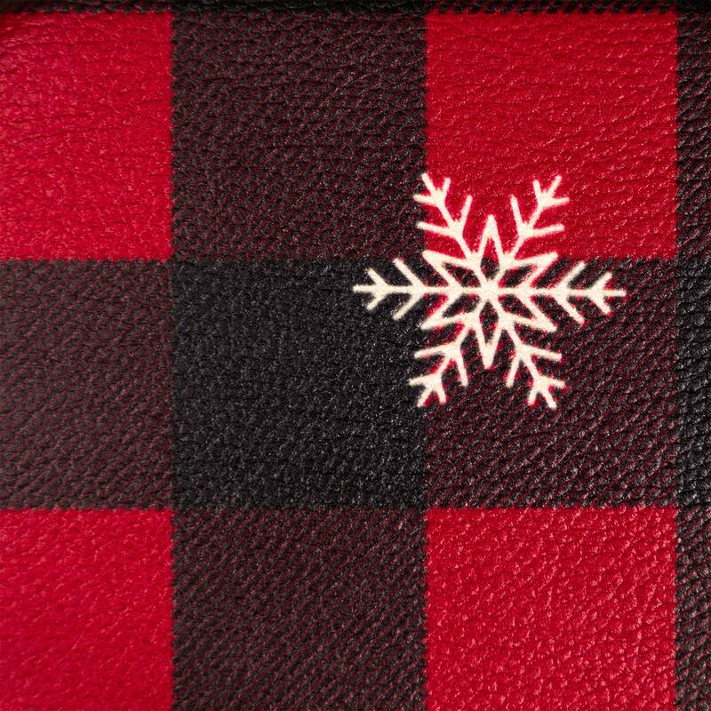 Plaid Merry Christmas Kitchen Comfort Anti-Fatigue Floor Mat - 17.75" x 29.5"