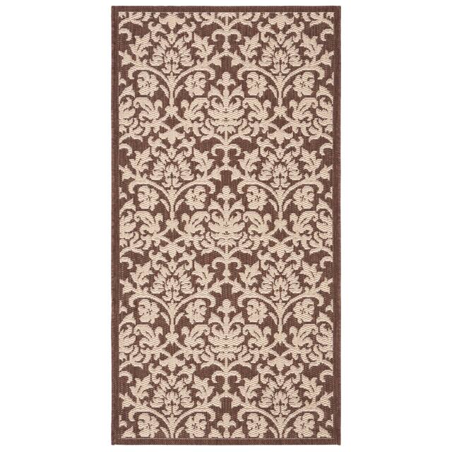 SAFAVIEH Courtyard Bettylou Indoor/ Outdoor Damask Area Rug