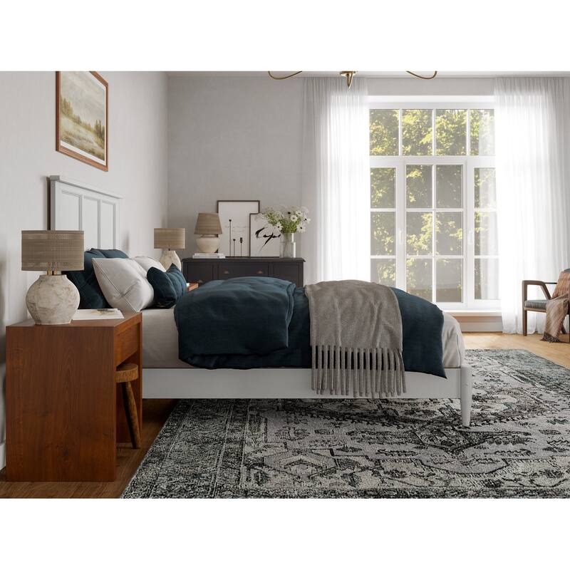 Charlotte Solid Wood Low Profile Platform Bed