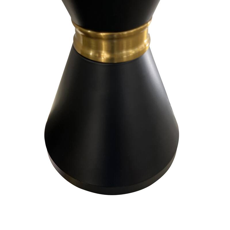 Elk Home Modley Matte Black With Black Metal Shade 1 Light Pendant