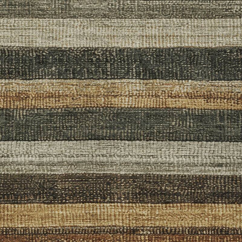HomeRoots Striped Transitional Rectangle Outdoor Rug