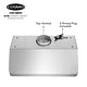 preview thumbnail 8 of 10, Cosmo 36 in. Ducted Under Cabinet Range Hood in Stainless Steel with Push Button Controls, LED Lighting and Permanent Filters