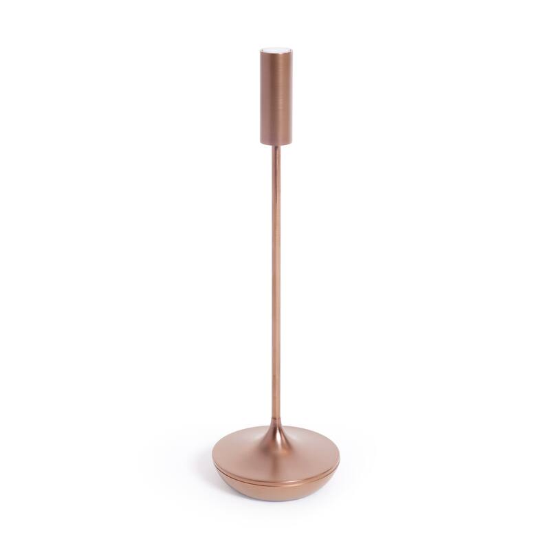 Sleek Rechargeable Table Light - Brushed Bronze