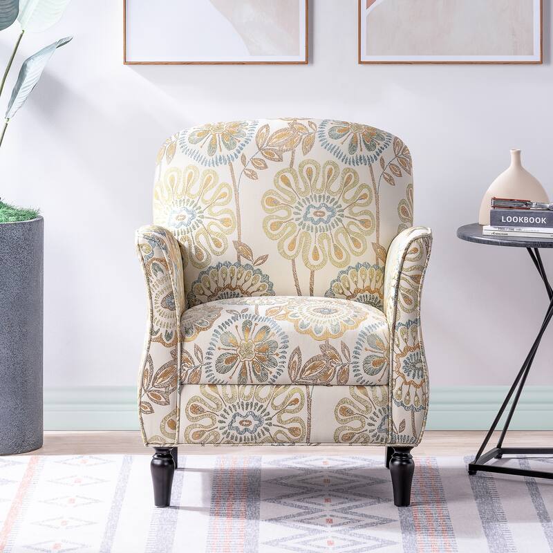Accent Chairs For Living Room - Beige+yellow