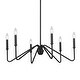 preview thumbnail 2 of 6, Kennedy 29.75" Wide 6-Light Chandelier