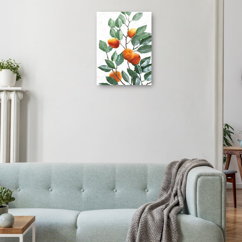 Tangerine Tree By Studio Arts Canvas Art Print