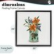 preview thumbnail 32 of 34, Stupell Lilies In Retro Tin Framed Floater Canvas Wall Art, Design By Val Rhodes