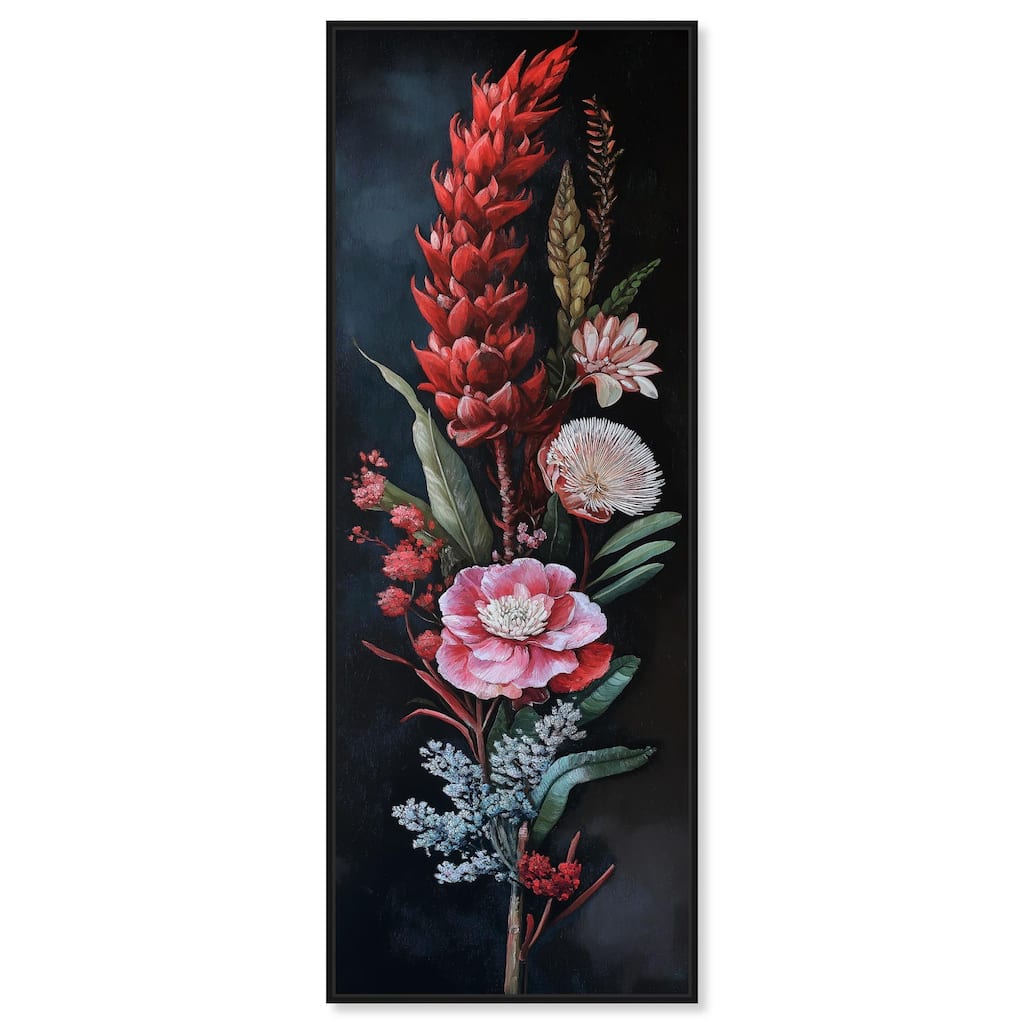 Botanical Rhapsody I Panoramic Canvas by Art Remedy