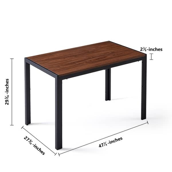 Creative Design Veneered MDF Wood Structure Rectangular Dining Table ...