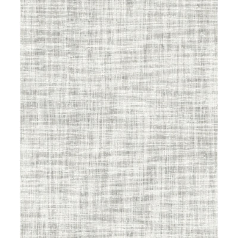 NextWall Silas Faux Linen Peel and Stick Wallpaper - 20.9 in. W x 18 ft. L - Marshmallow