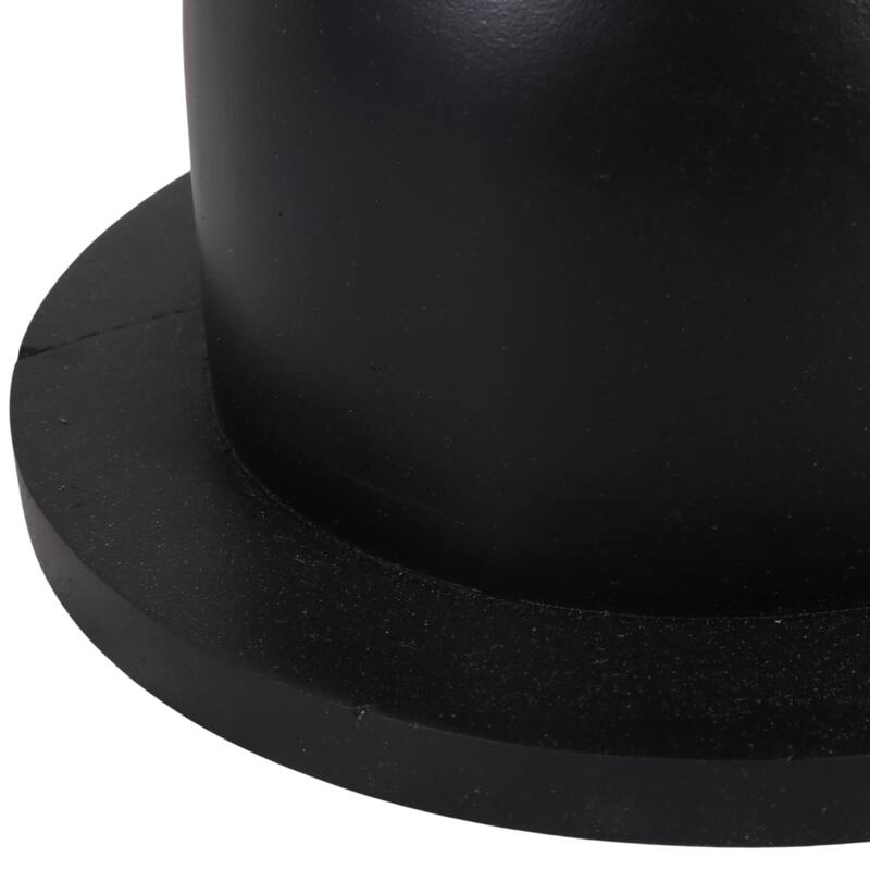 Marble Top Wood Bubble Base Modern End Table - White, 21 in. - 18" x 18" x 20.5"