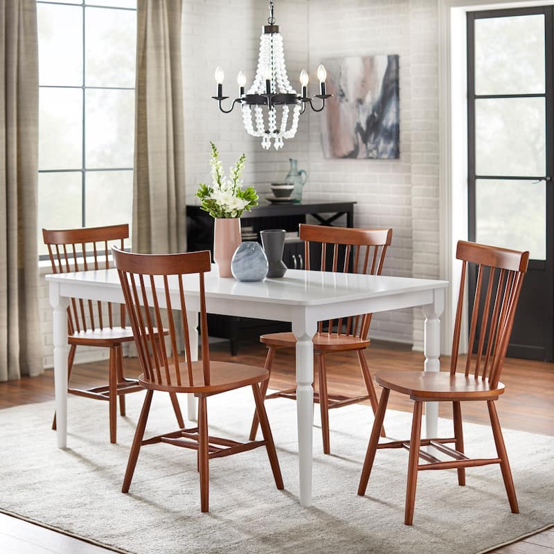 Simple Living 5-piece Vinturi Dining Set - Walnut