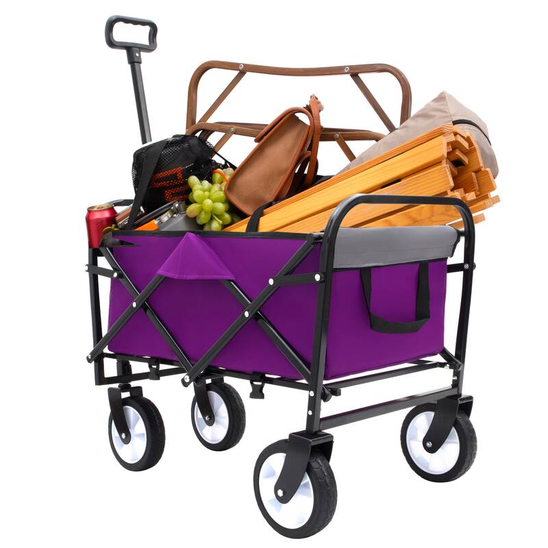 Foldable Wagon Cart with strapping system