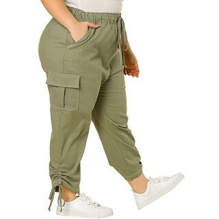 plus size cargo pants with pockets