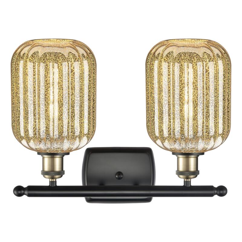 Innovations Lighting Endless Possibilities Ballston - Preston - 2 Light 17" Jar Shade Bath Vanity Light