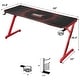 preview thumbnail 17 of 15, Homall Gaming Desk Z Shaped Full Piece of Mouse Pad Computer Desk