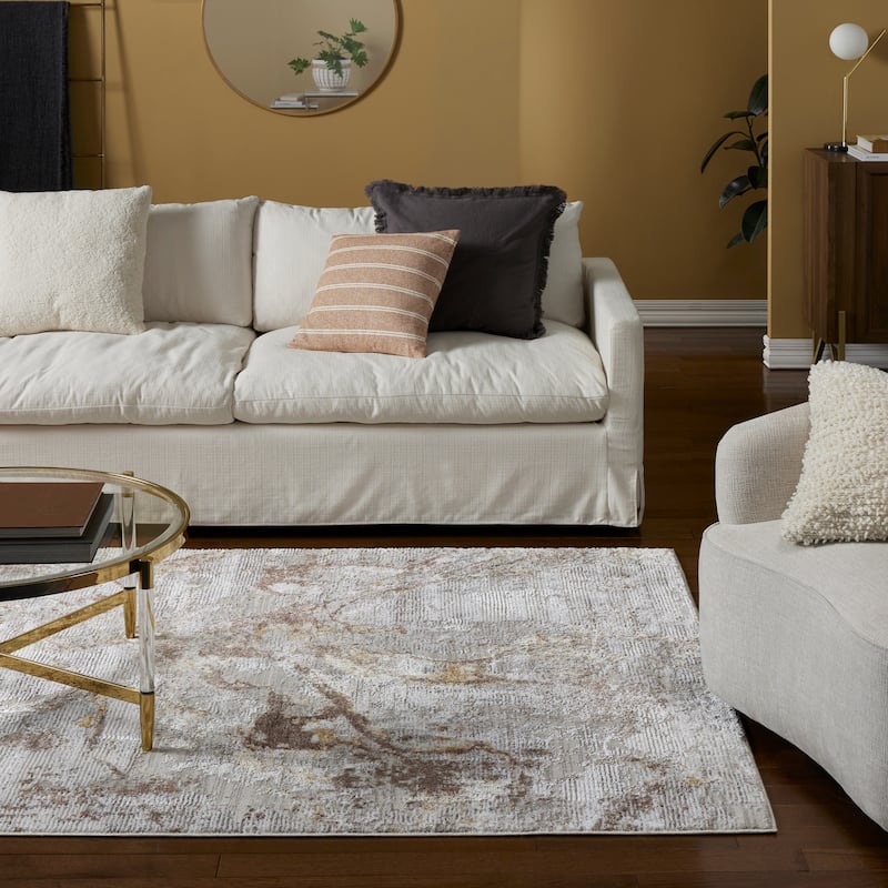 TOWN & COUNTRY LUXE Opaline Area Rug - 9' 2" x 12' 5" - Taupe