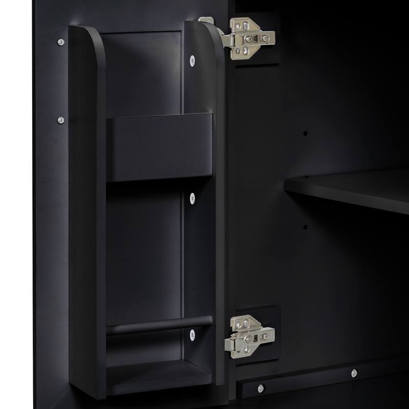 Modern 48-Inch Bathroom Vanity with Ceramic Sink