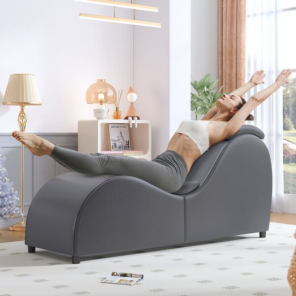 Mixoy Indoor Yoga Chair Curved Yoga Chaise Lounge Chair for Adults Stretching Exercising Relaxing On Sale Bed Bath Beyond 38190692