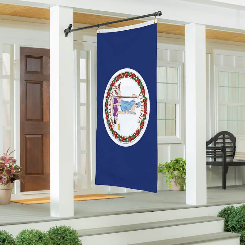 State of Virginia Double Sided Estate Flag w/ 2 Grommets, 3'x5' - Multi