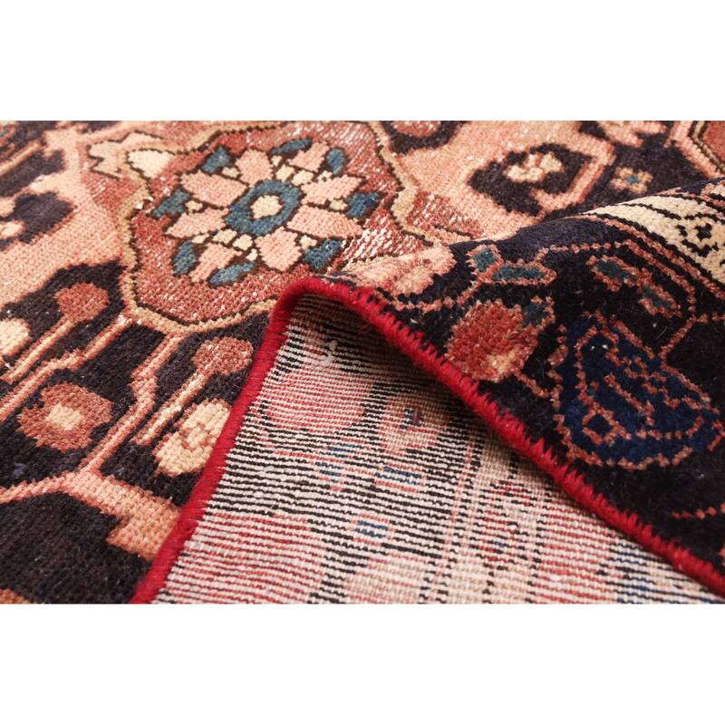 ECARPETGALLERY Hand-knotted Antalya Vintage Dark Copper Wool Rug - 3'11 x 7'7