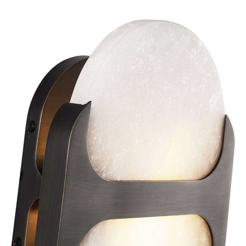 Alora Lighting WV357109 Odin 2 Light 4" Tall Bathroom Sconce