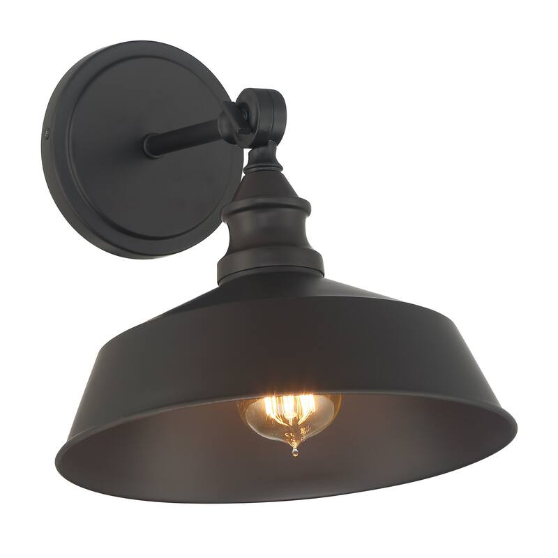 Bellevue SH40918 10" Tall Wall Sconce with a Metal dome shade - Oil Rubbed Bronze