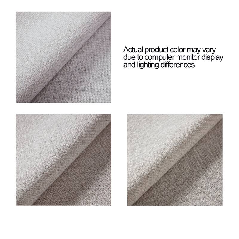 Queen Size Upholstered Wingback Bed with 54" Tall Headboard and Noiseless Metal Frame