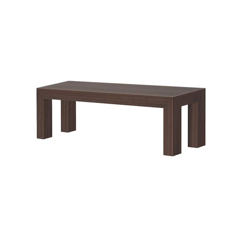 Plank and Beam Solid Wood Modern Dining Bench - 61"