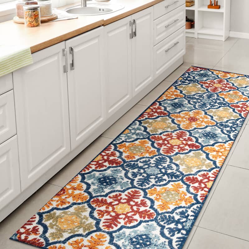 JONATHAN Y Circus Trellis High-Low Indoor/Outdoor Area Rug