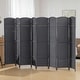 preview thumbnail 1 of 6, HOMCOM Room Divider, 8 Panel Folding Privacy Screen, 5.6' Tall Freestanding Wall Partition Grey