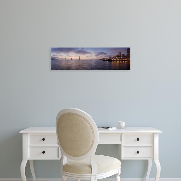 Easy Art Prints Alan Blaustein's 'Bay Pano #119' Premium Canvas Art