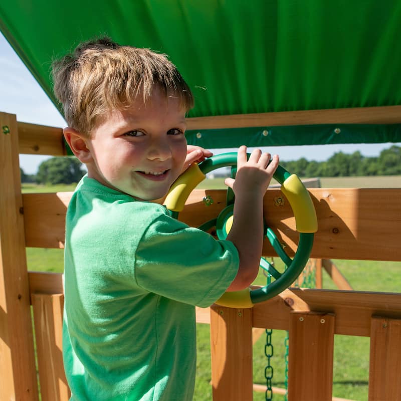 Backyard Discovery Mount McKinley All Cedar Wood Swing Set