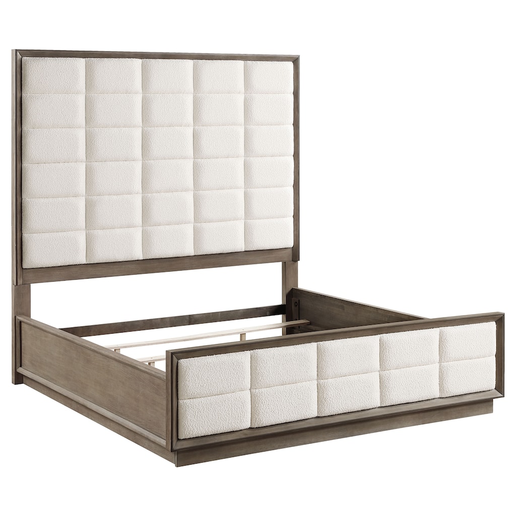 Durango Panel Bed Taupe Oak