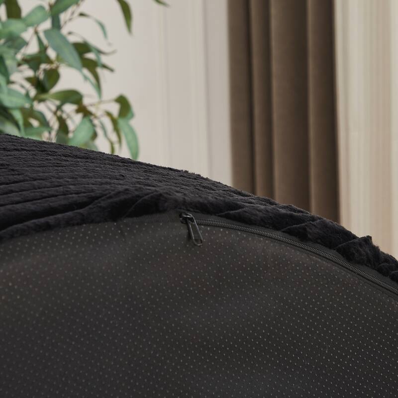 Corduroy Sponge single sofa,No Assembly Required,Fluffy Modern Sleeper Chair for Living room, Bedroom