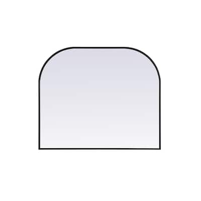 Indigo Home Metal Frame Arch Mirror 40x34 Inch