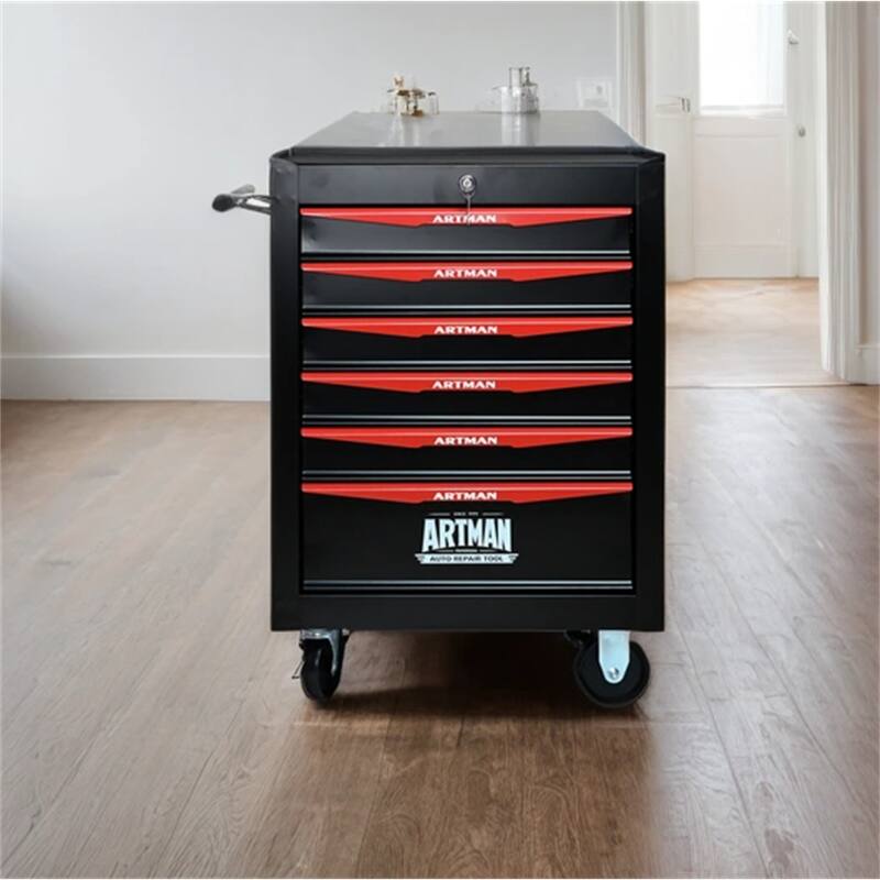 Rolling Metal Tool Cart with 4/5/6/7 Drawers,Ball Bearing Drawer Slide