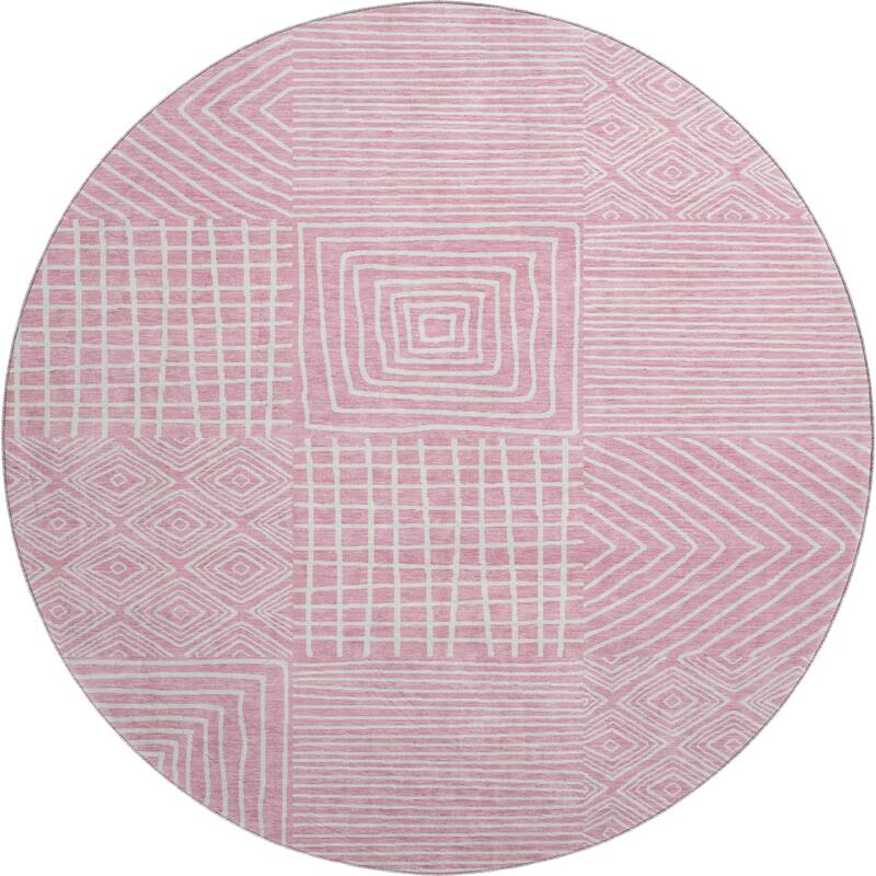 Premium Washable Super Soft Geo Motif Mayfield Rug