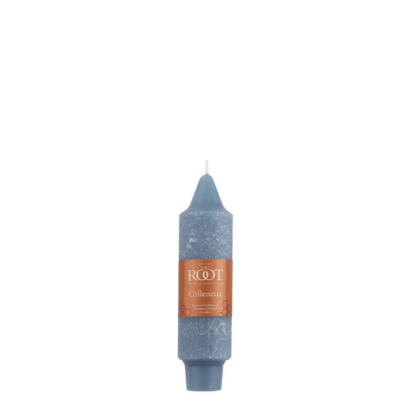 Root Unscented 5 In. Timberline™ Collenette Taper Candles box of 8 - 5 X 1-1/4