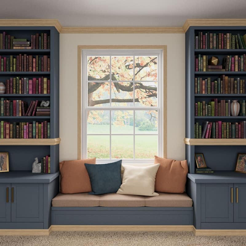 WM366 11/16-in D x 2-1/4-in W x 96-in L Americraft Solid Hardwood Stain Grade Colonial Casing Moulding
