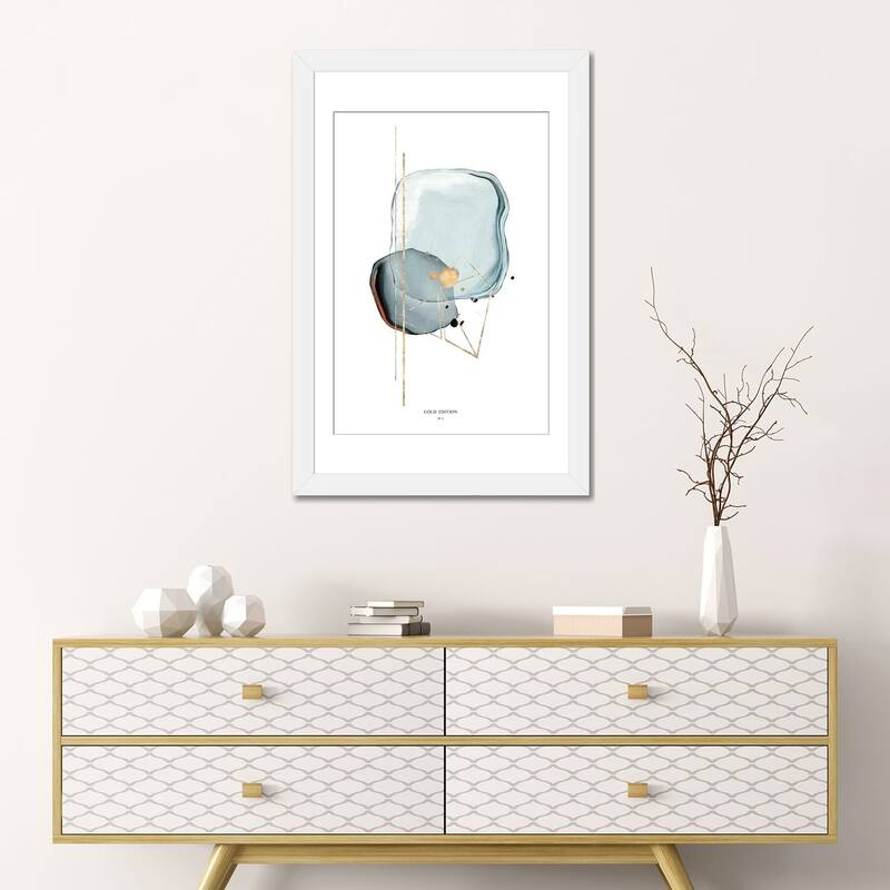 iCanvas "Gold Edition I" by Design Fabrikken
