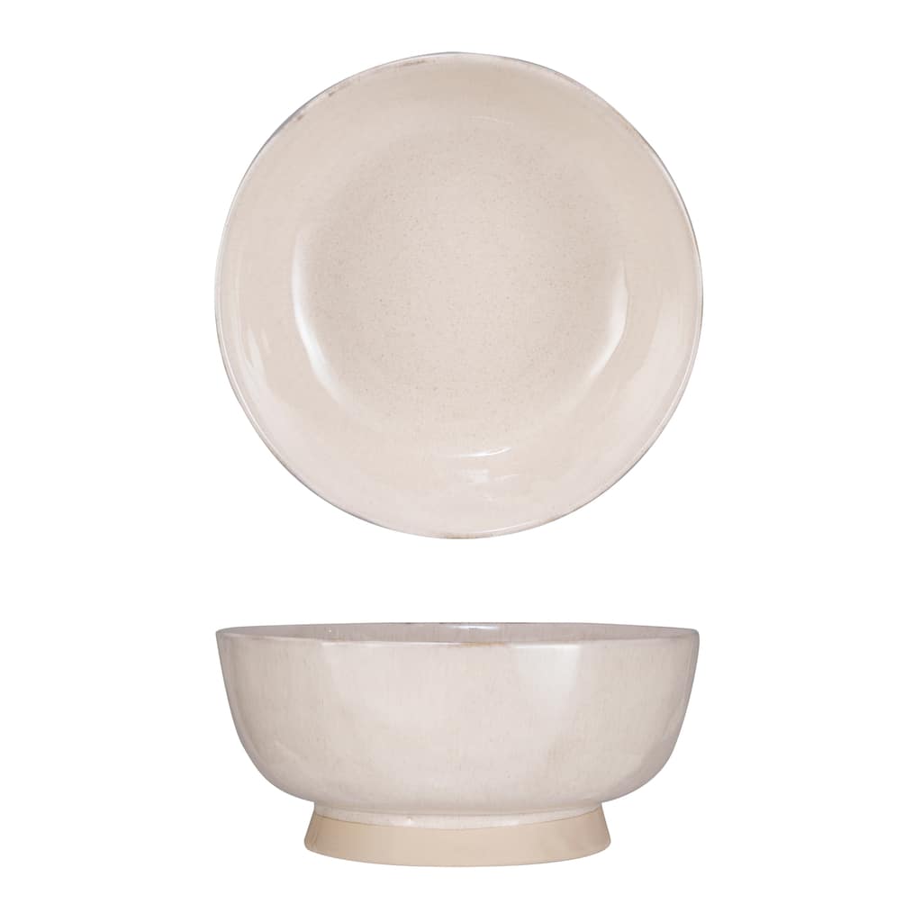Stoneware Bowl with Speckled Glaze