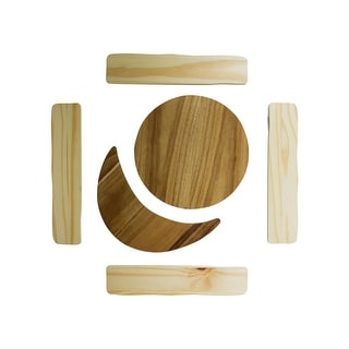 Milk Street Baby Iconic Wall Art in Acacia and Pine - N/A