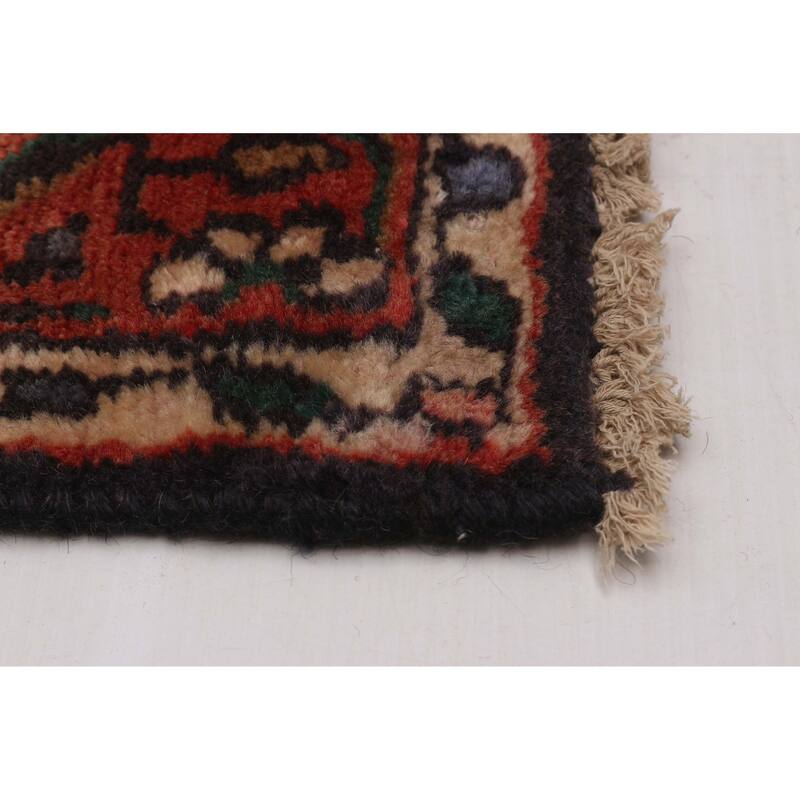 ECARPETGALLERY Hand-knotted Andelz Navy Wool Rug - 3'4 x 10'2