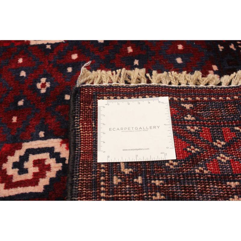 ECARPETGALLERY Hand-knotted Teimani Navy Wool Rug - 2'10 x 4'3