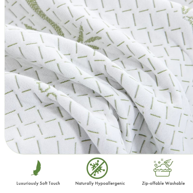 Mattress in a Box, 6 inch Cooling Gel Green Tea Memory Foam Mattresses, Medium Firm Bed Mattress